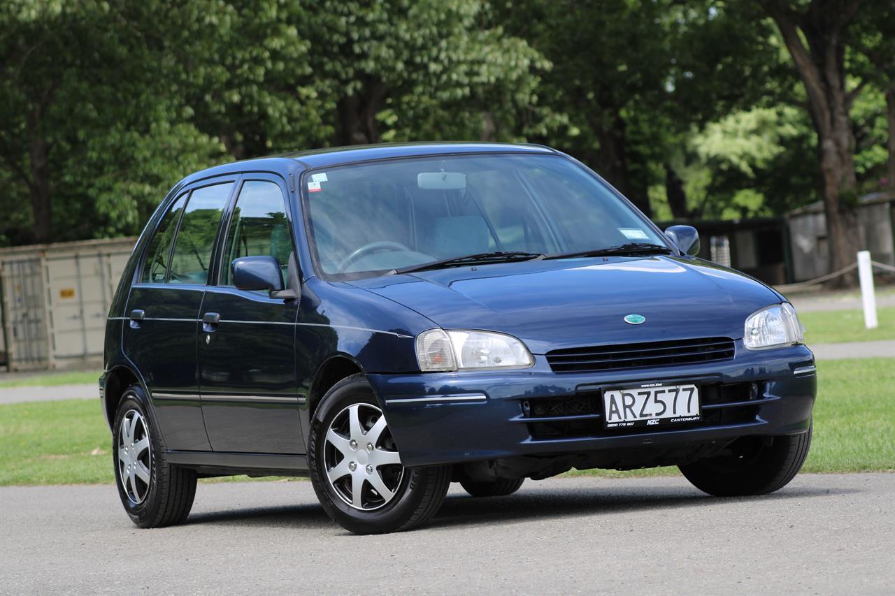 NZC 1998 Toyota Starlet just arrived to Christchurch