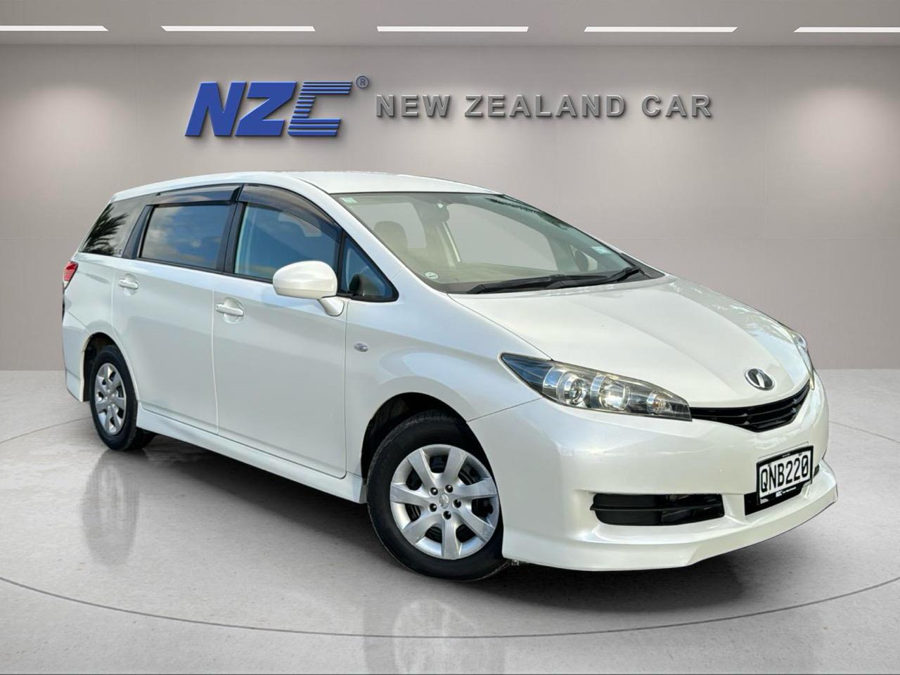 NZC 2012 Toyota Wish just arrived to Auckland