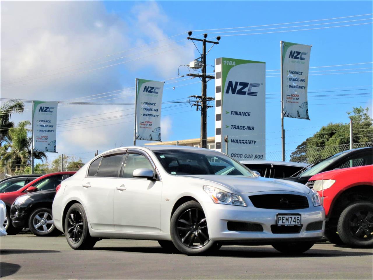 NZC 2007 Nissan Skyline just arrived to Auckland