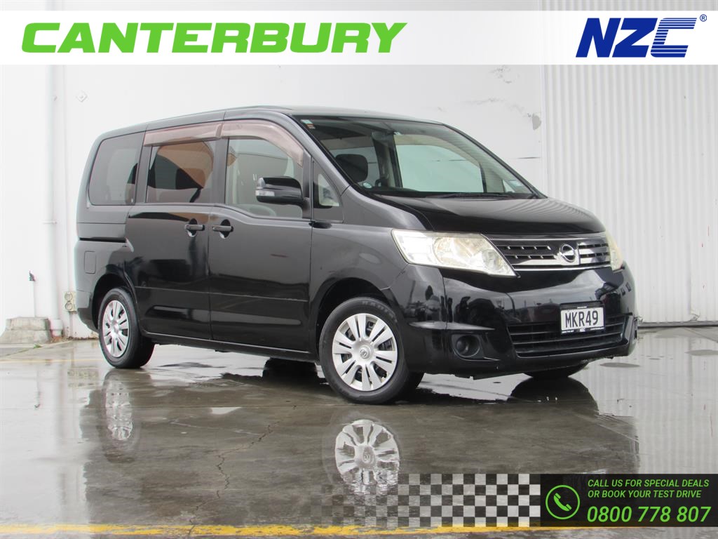 Nzc Cars 2008 Nissan Serena 2 0 8 Seater Black Interior