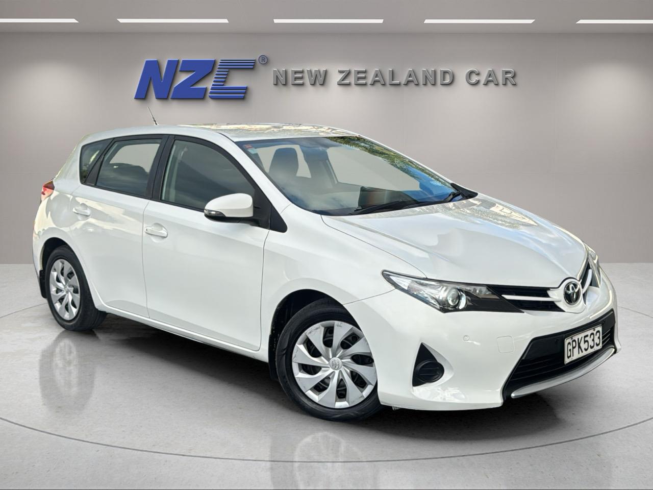 NZC 2012 Toyota Corolla just arrived to Auckland