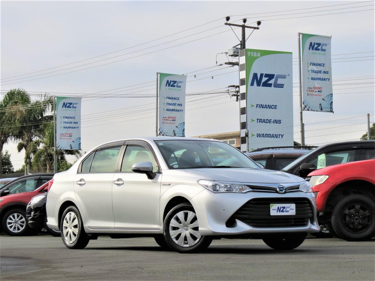 NZC 2015 Toyota Axio just arrived to Auckland