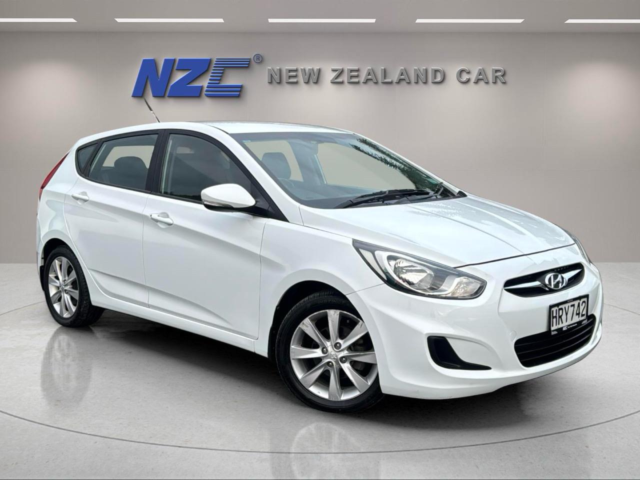 2014 Hyundai Accent 1.6 5D + NZ NEW + R\/CAMERA + NEW SERVICE & WOF