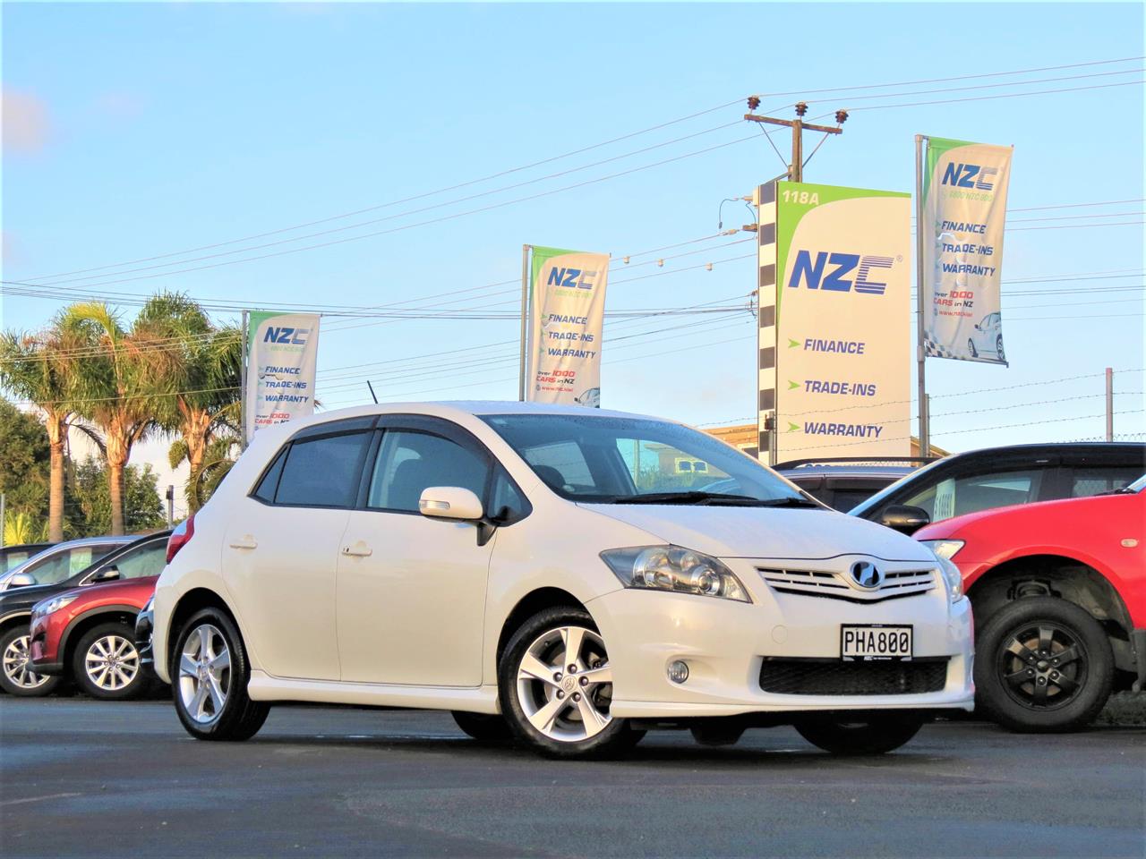 NZC 2010 Toyota Auris just arrived to Auckland